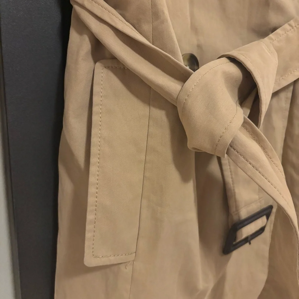 J Crew Women’s Belted Trench - size 00​ - Picture 6 of 10